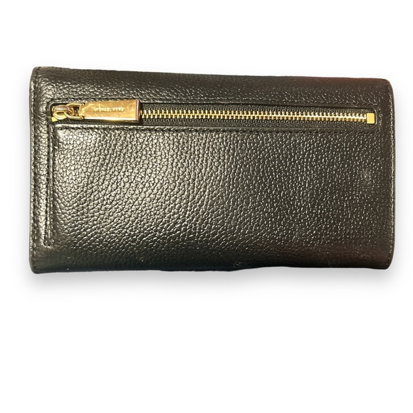 EUC Michael Kors Black Pebble Leather Wallet - Picture 2 of 14